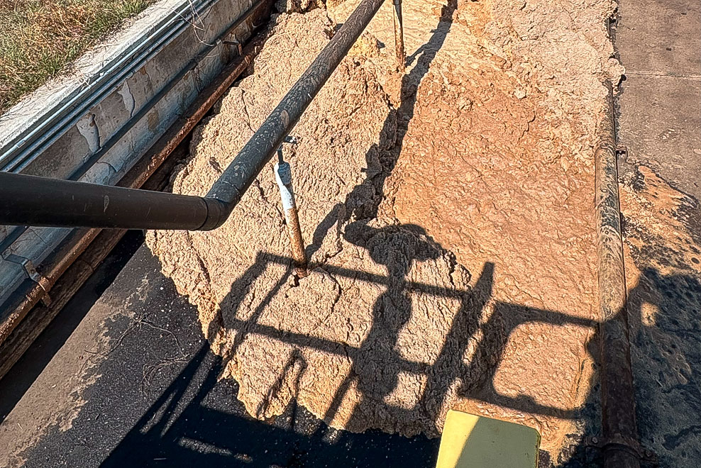 leachate foam