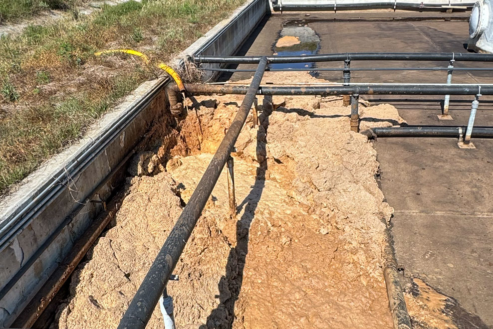leachate foam